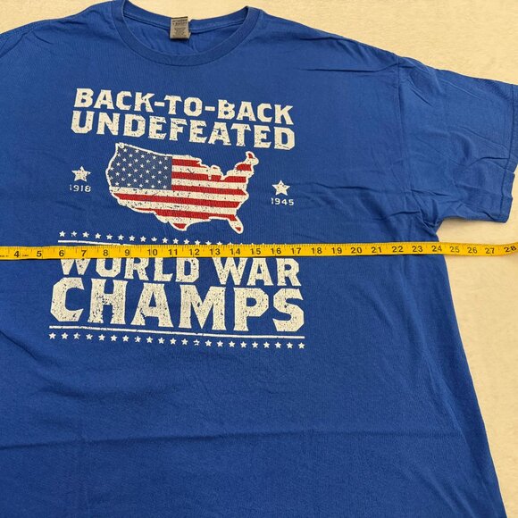 Back to Back World War Champs Men's Tshirt - Picture 4 of 5